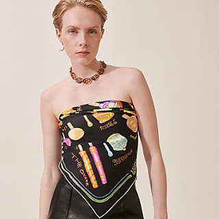 【アイスクリームが可愛い☆希少】HERMES★スカーフ 70 アイスが躍る♡【HERMES】Funny Ice Cream スカーフ 70 (HERMES